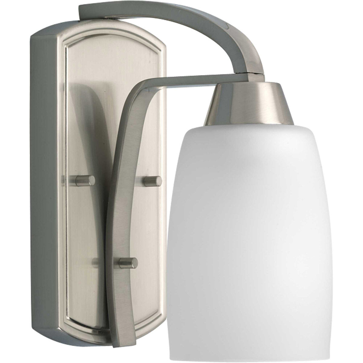 Wisten 1 Light 5 inch Brushed Nickel Bath Vanity Wall Light in Bulbs Not Included, Standard