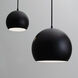 Roxy 1 Light 10 inch Black Pendant Ceiling Light