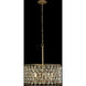 Windsor 6 Light 25 inch French Gold and Matte Black Pendant Ceiling Light