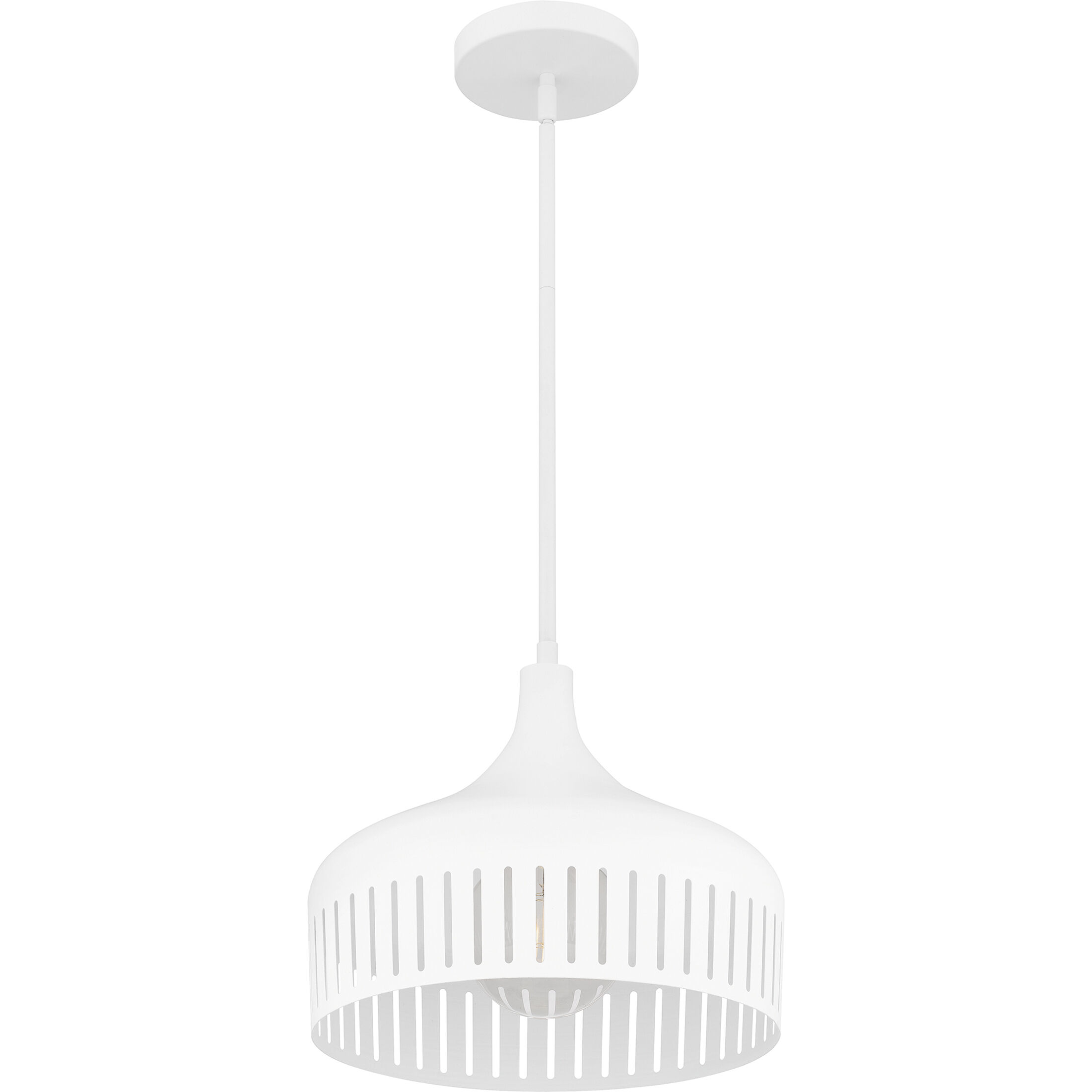 Keagan 1 Light 14 inch Matte White Pendant Ceiling Light