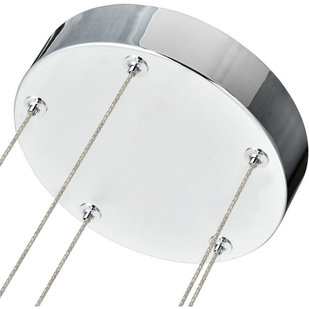 Artisan Collection/AMALFI Series 5 Light 11 inch Polished Chrome Pendant/Chandelier Ceiling Light