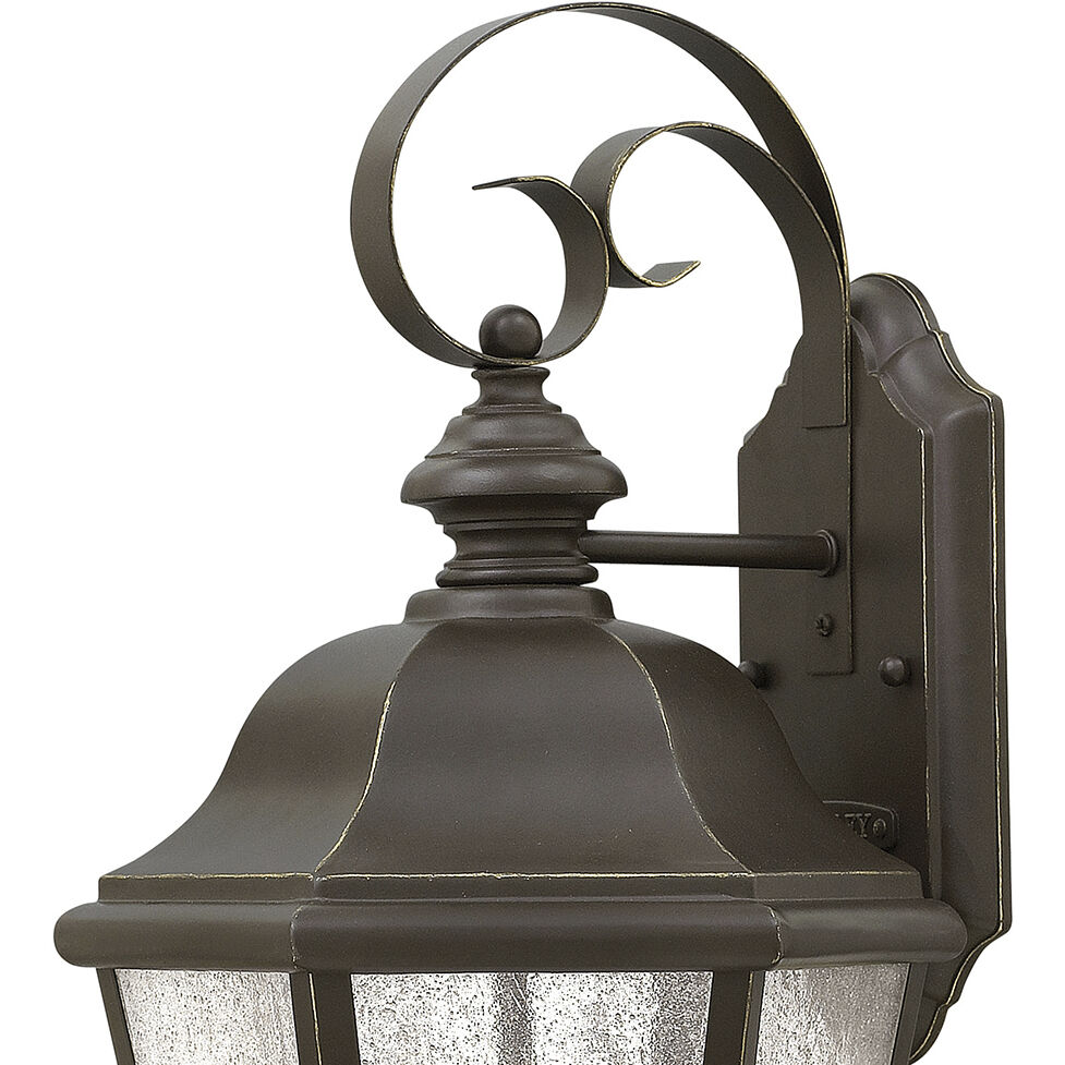 Estate Series Edgewater Outdoor Wall Mount Lantern in Oil Rubbed Bronze, Non-LED