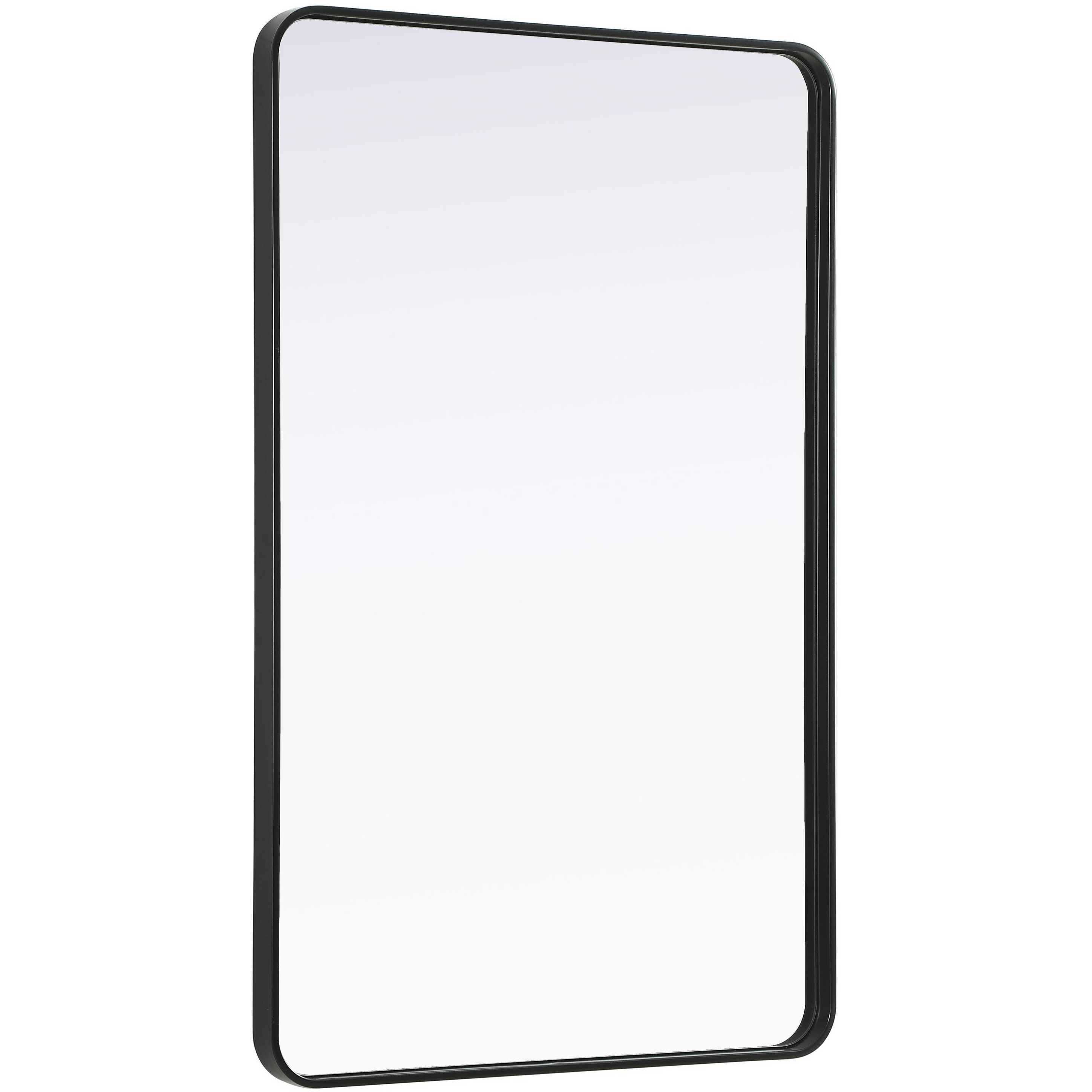 Remy 48 X 30 inch Black Mirror