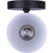 Darius 2 Light 4.75 inch Matte Black Wall Fixture Wall Light