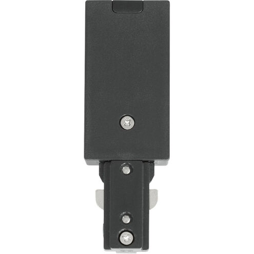 LED Track 120V Black Live End Connector Ceiling Light