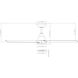 Flair 56 inch Matte White Downrod Ceiling Fan
