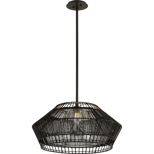 Hunters Point 1 Light 28 inch Espresso Chandelier Ceiling Light