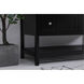Theo 48 X 22 X 34 inch Black Vanity Sink Set