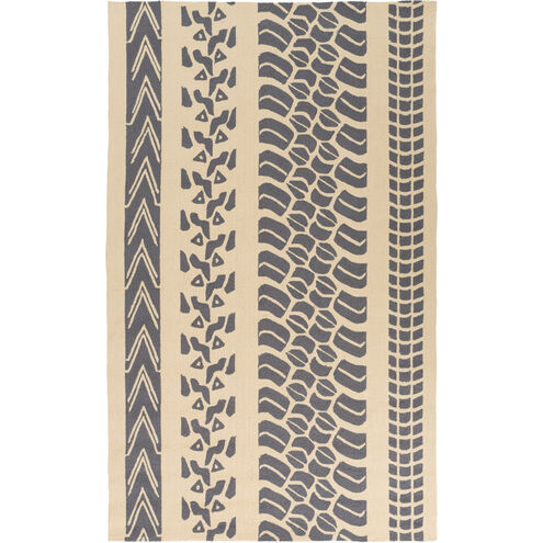 Pandemonium 96 X 60 inch Khaki, Charcoal Rug