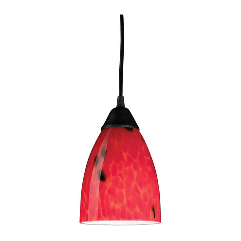 Millcreek 1 Light 5 inch Dark Rust Mini Pendant Ceiling Light