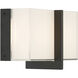 High Rise LED 8.5 inch Dark Matte Black Bath Bar Wall Light