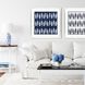 Animals Collection Blue Framed Art