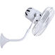 Matthews-Gerbar Michelle Parede 20 inch Gloss White Directional Wall Fan, Matthews-Gerbar