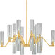Harpswell 18 Light 43 inch Aged Brass Chandelier Ceiling Light