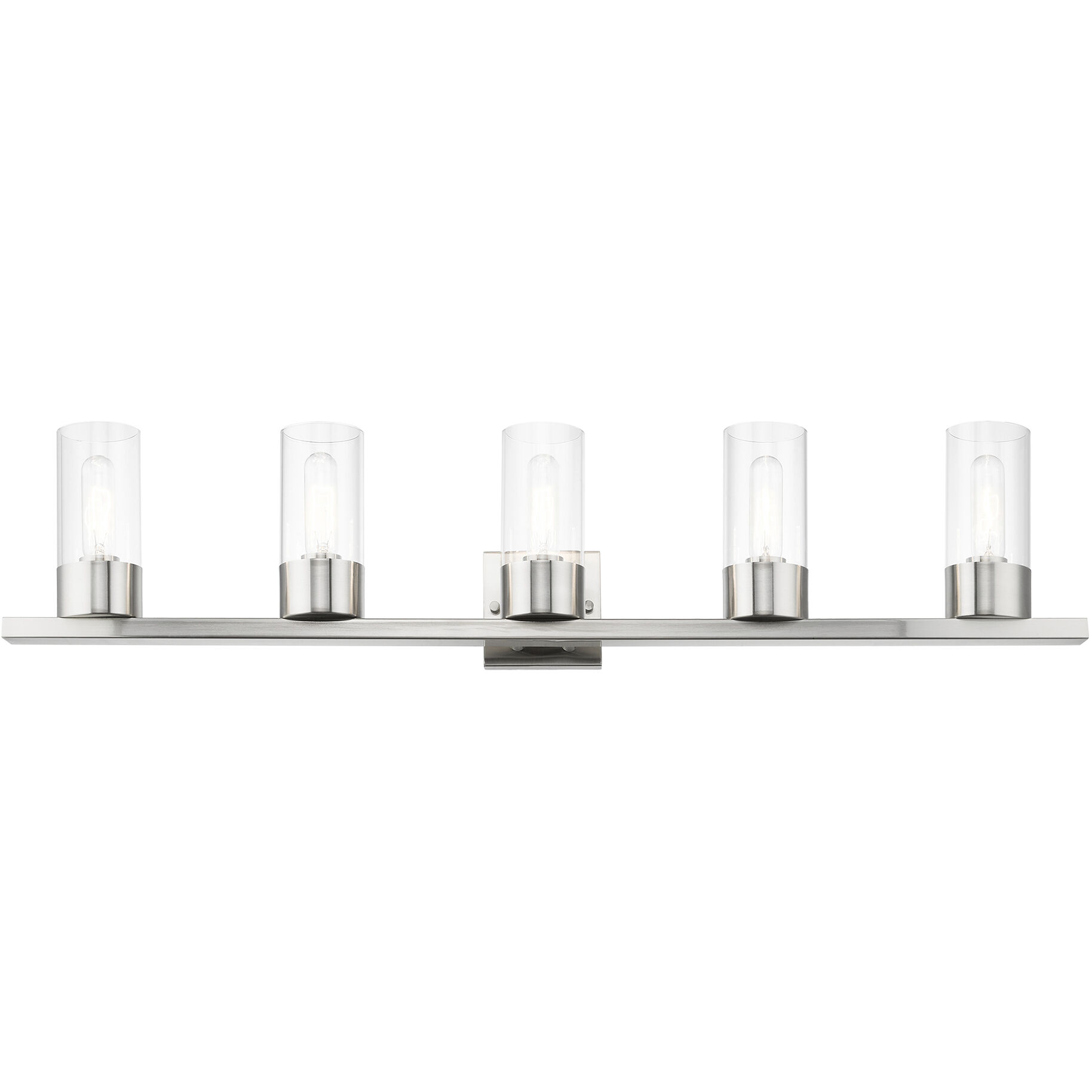 Carson 5 Light 40 inch Brushed Nickel Vanity Sconce Wall Light