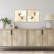 Neutral Flight 14 X 14 inch Non-Glass Framed Art