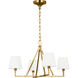 C&M by Chapman & Myers Perth 4 Light 31.00 inch Chandelier