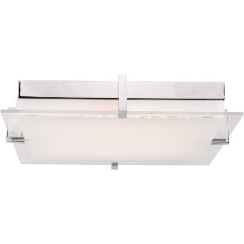 Matrix LED 12.2 inch Chrome Flush Mount Ceiling Light