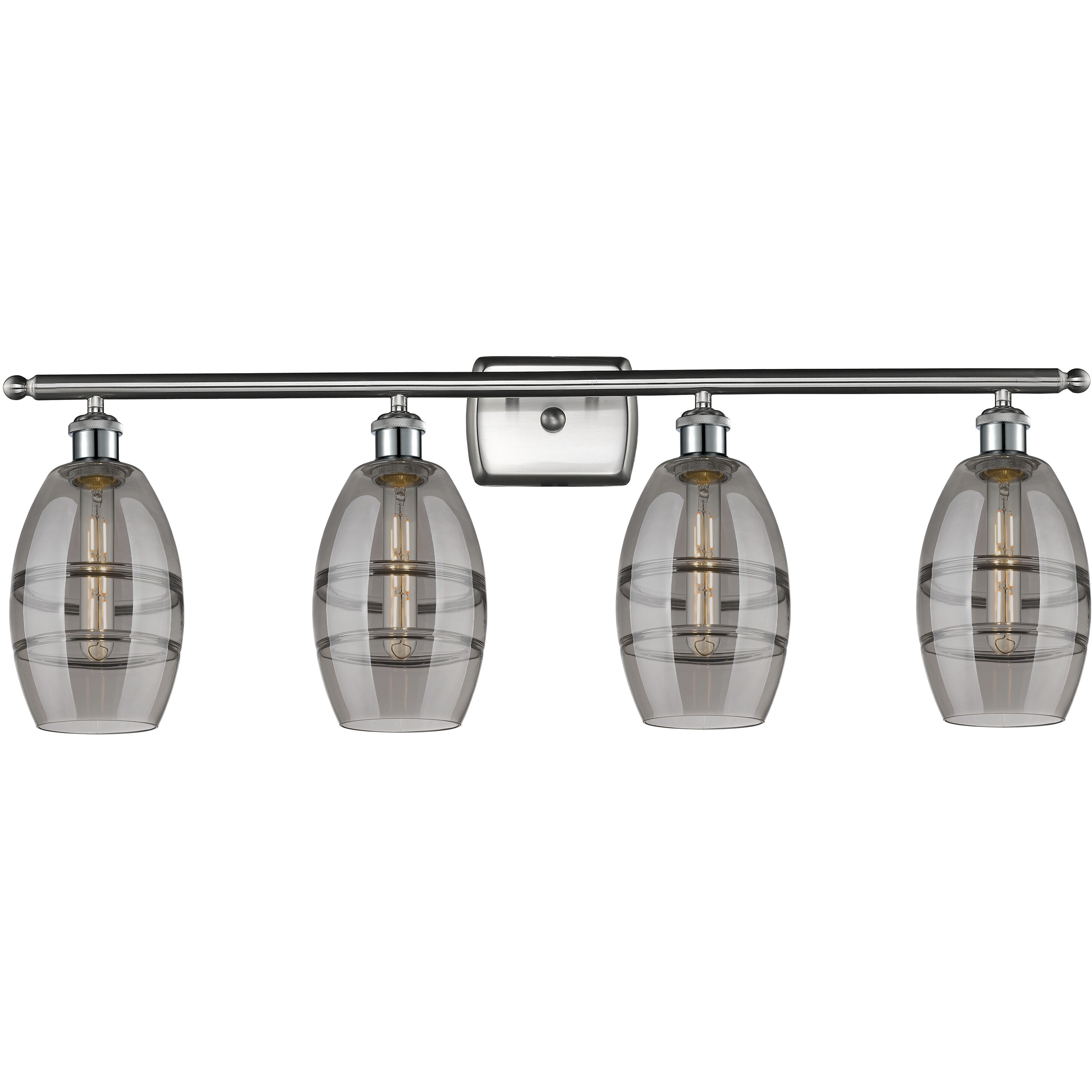 Ballston Vaz 4 Light 35.88 inch Brushed Satin Nickel Bath Vanity Light Wall Light