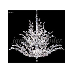 Florale 18 Light 38 inch Silver Crystal Chandelier Ceiling Light