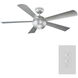 Orb 62 inch Automotive Silver Ceiling Fan in 2700K
