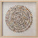 Riviera Off White & Brown Framed Wall Art