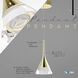 Artisan Collection/AMALFI Series 5 inch Gold Pendant Ceiling Light