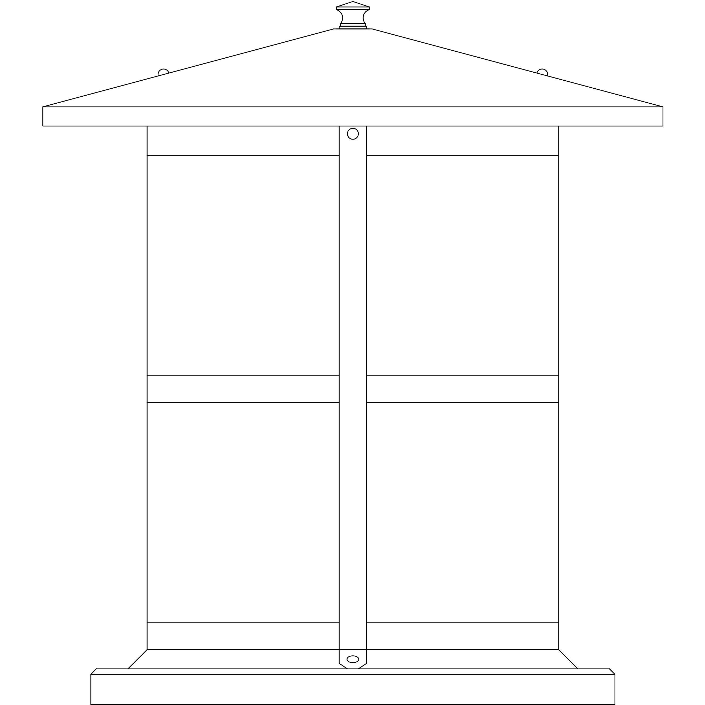 Berkeley 1 Light 16 inch Pewter Column Mount in Almond Mica