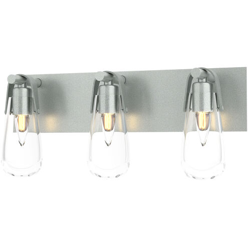 Eos 3 Light 21 inch Vintage Platinum Bath Sconce Wall Light