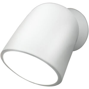 Ambiance Collection 1 Light 7.75 inch Gloss White Outdoor Wall Sconce