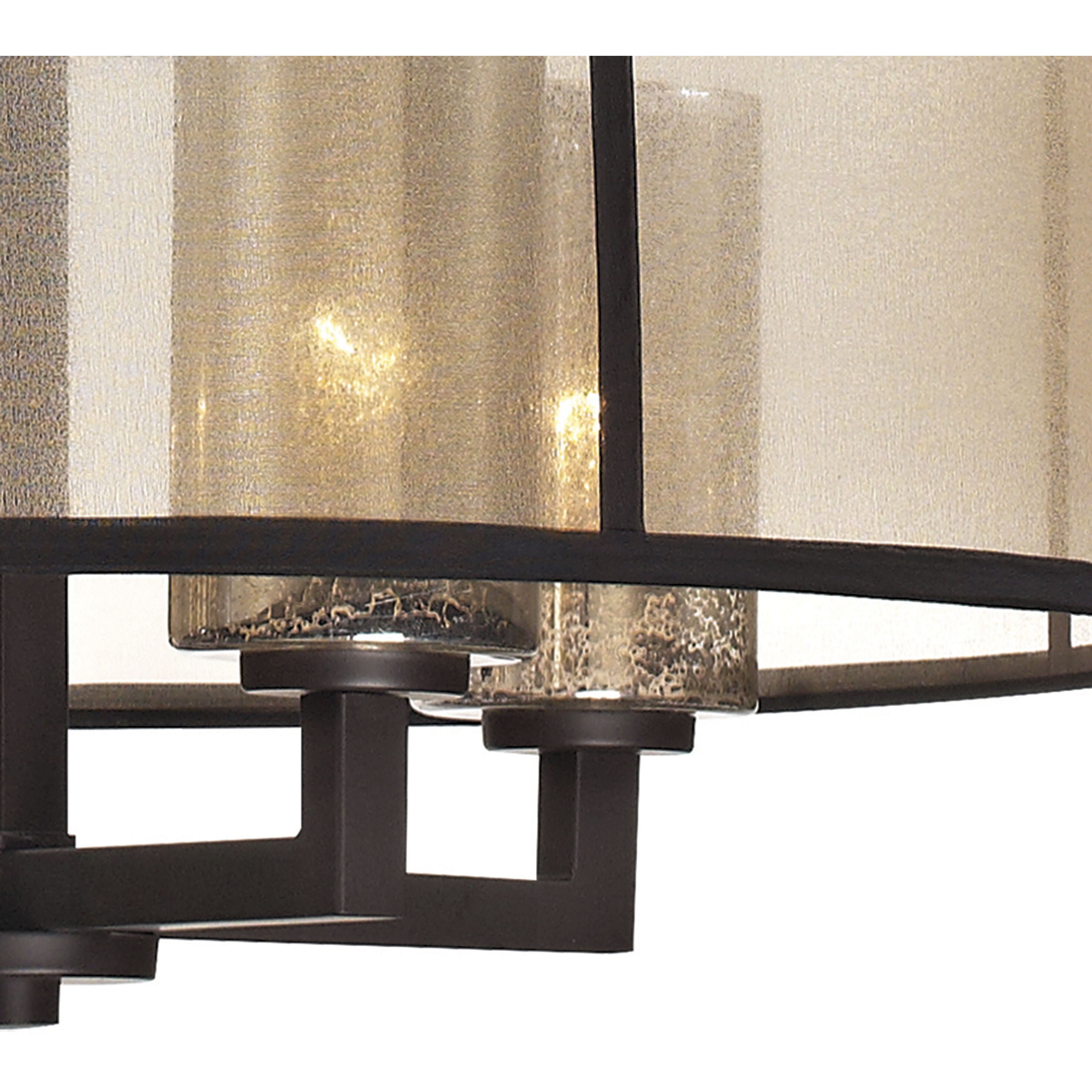 Diffusion 4 Light 24 inch Oil Rubbed Bronze Chandelier Ceiling Light