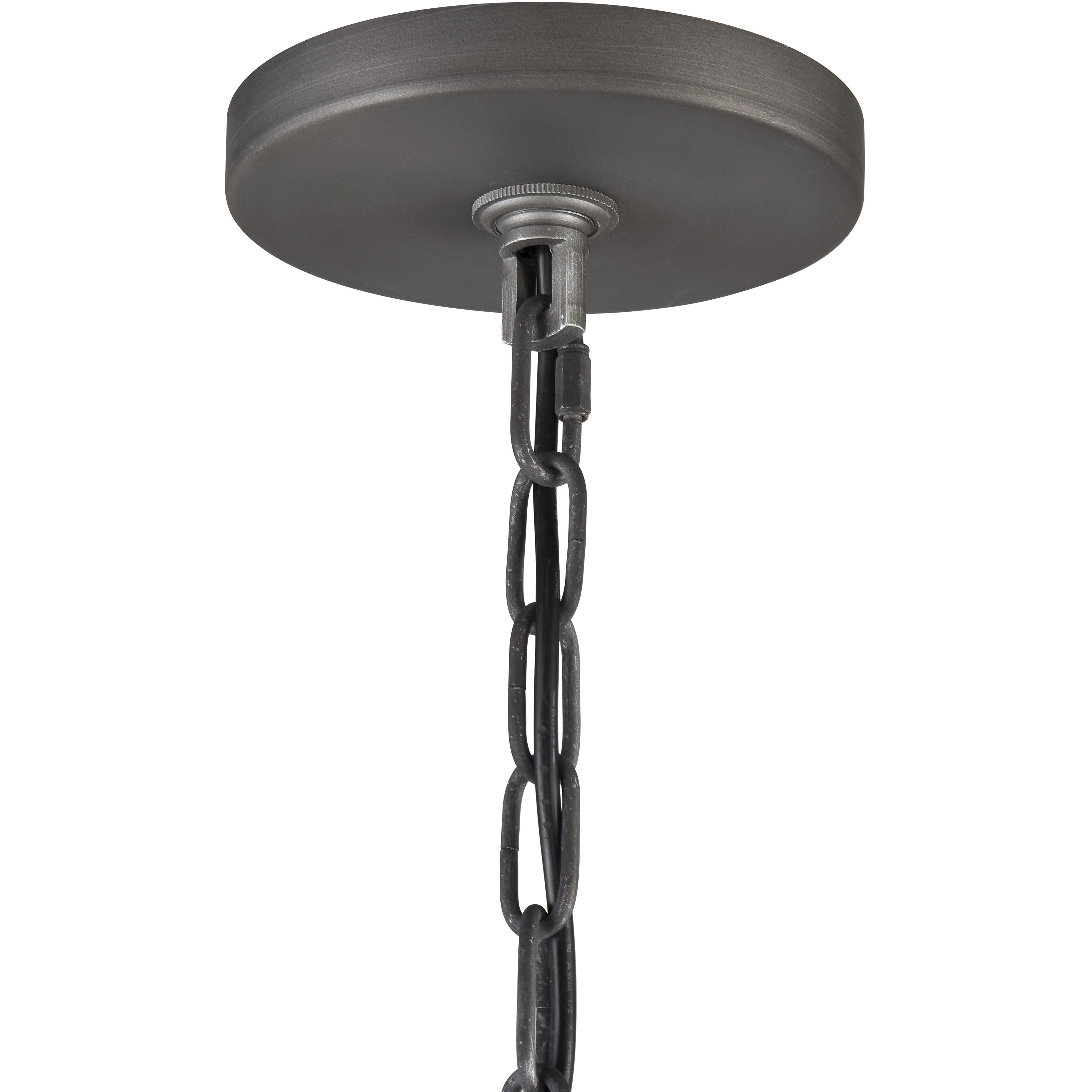 Harwell 8 Light 34.75 inch Antique Millwood Chandelier Ceiling Light