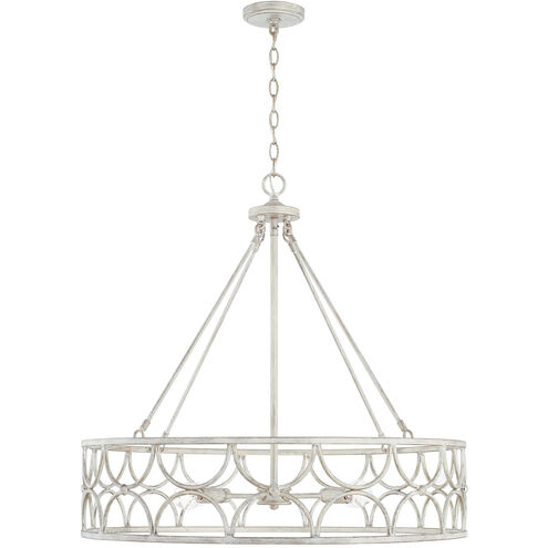 Ricci 4 Light 30 inch Winter White Pendant Ceiling Light