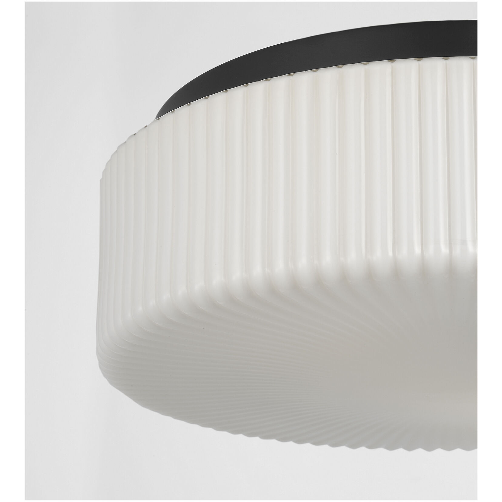 Axira LED 14 inch Midnight Black Flush Mount Ceiling Light