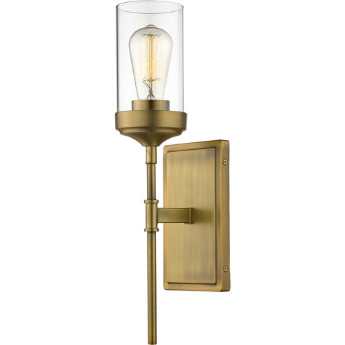Calliope 1 Light 4.5 inch Foundry Brass Wall Sconce Wall Light