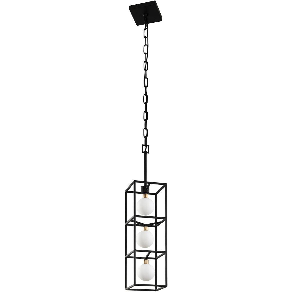 Plaza LED 5 inch Carbon and Havana Gold Foyer Pendant Ceiling Light