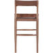 Owing 38 inch Walnut Counter Stool