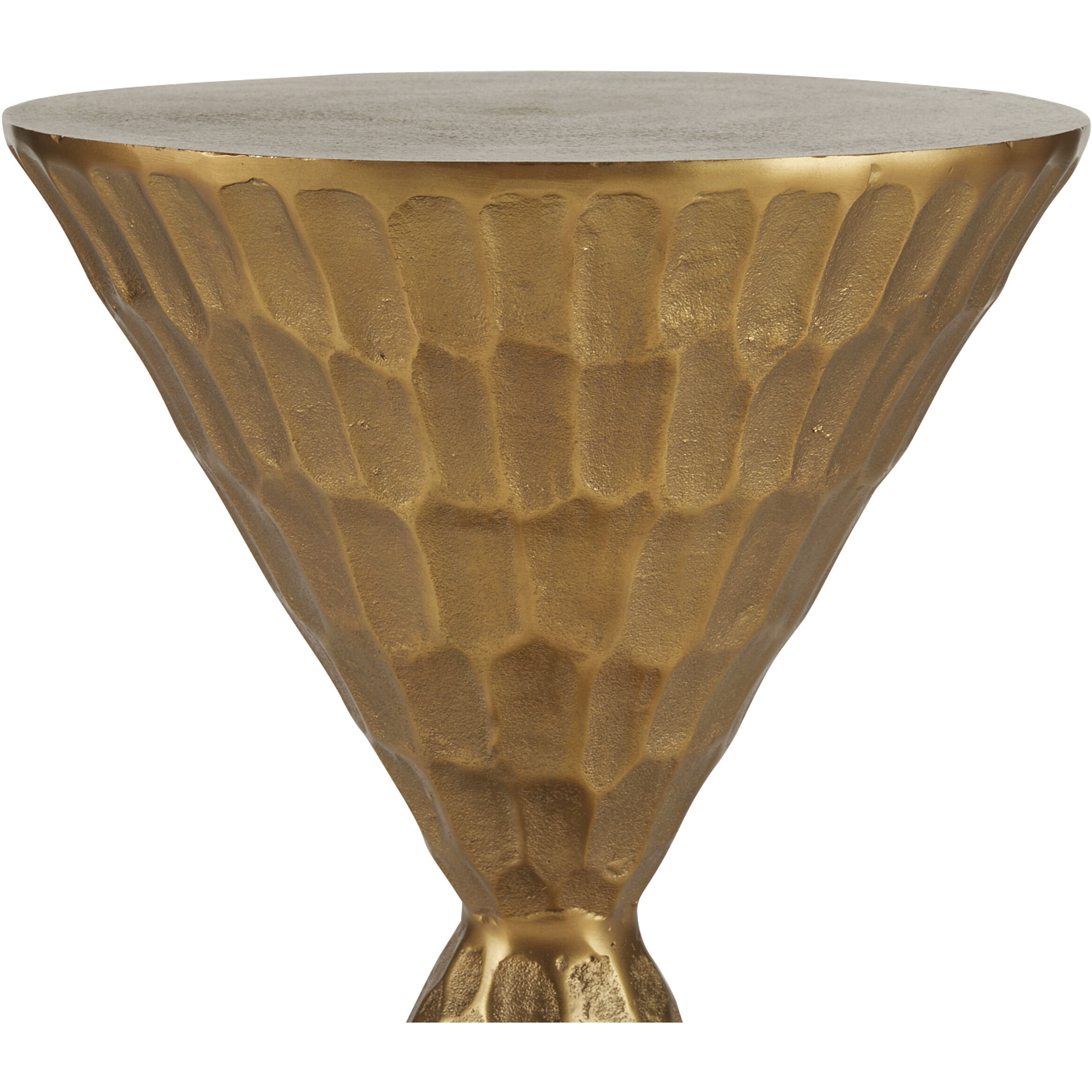 Castanza 13.5 inch Antique Brass Accent Table