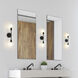 Modernist 2 Light 5 inch Matte Black Wall Sconce Wall Light