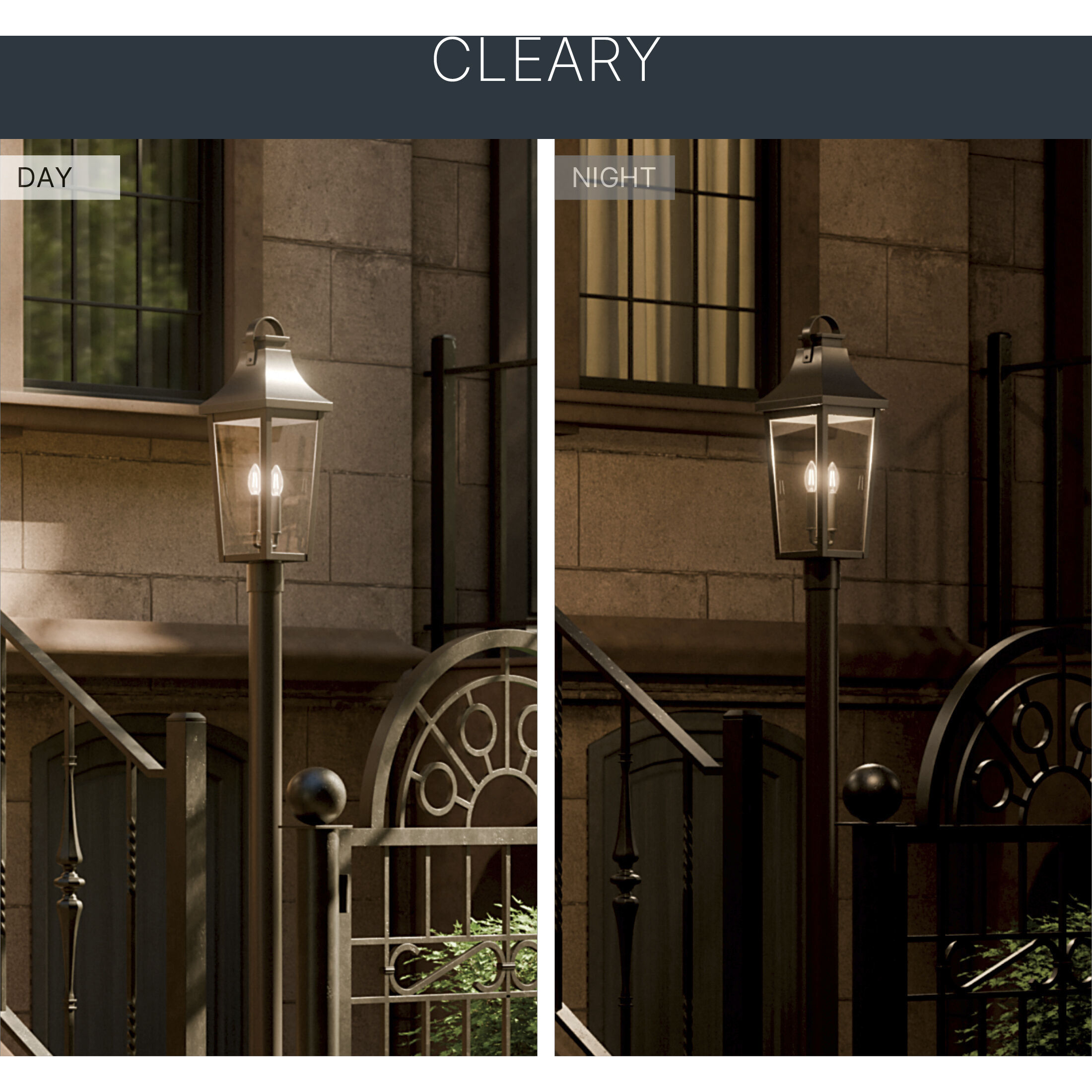 Cleary 2 Light 25.25 inch Olde Bronze Outdoor Post Light