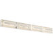 Beyond Soiree LED 36 inch Polished Nickel Bath Vanity & Wall Light, Beyond