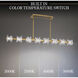 Beyond Bergy LED 5 inch Aged Brass Linear Pendant Ceiling Light