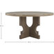 Sylvie 60 X 60 inch Cerused Natrual Dining Table