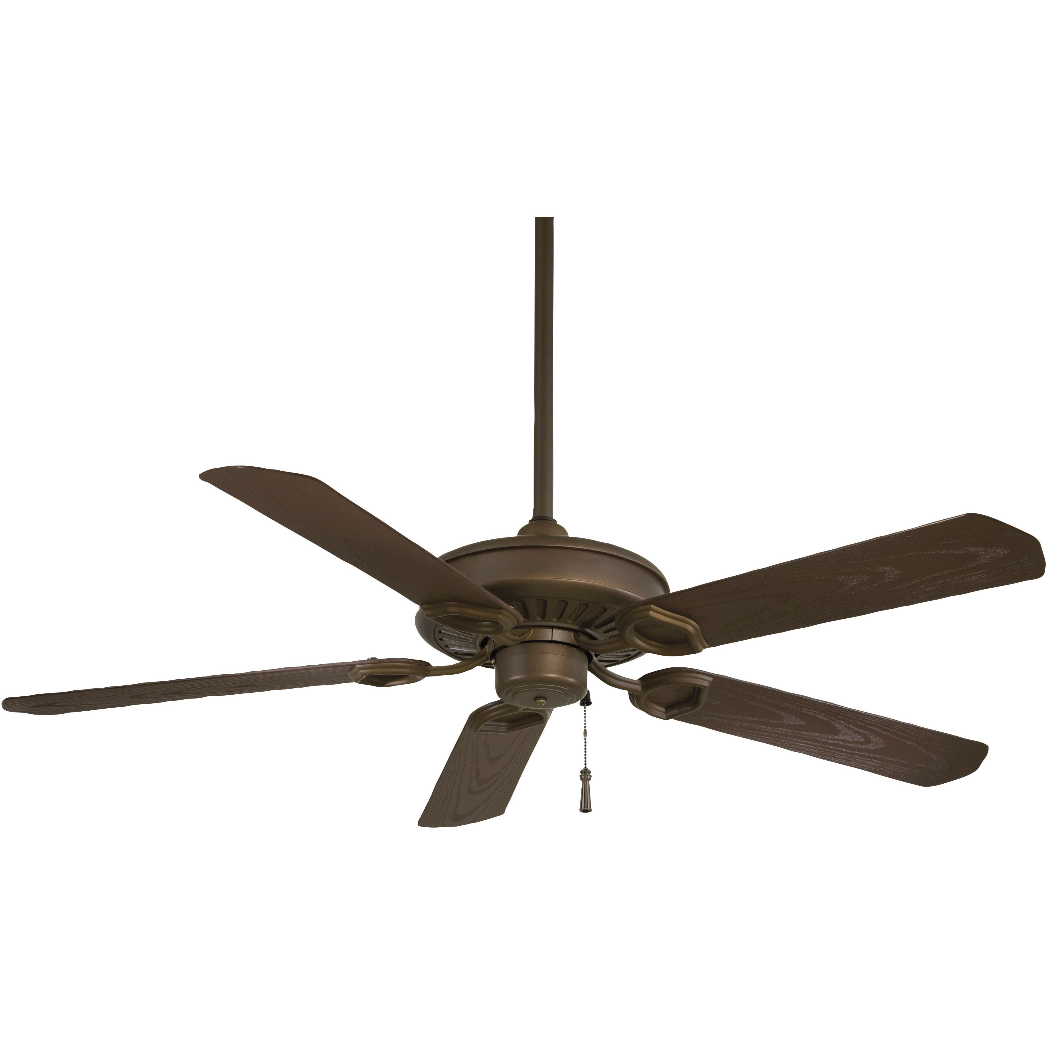 Sundowner 54 inch Oil Rubbed Bronze with Dark Maple Blades Outdoor Ceiling Fan