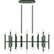 Kane LED 38.25 inch Jungle with Polished Nickel Pendant Ceiling Light