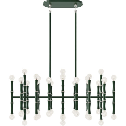 Kane LED 38.25 inch Jungle with Polished Nickel Pendant Ceiling Light