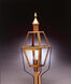 Boston 3 Light 38 inch Antique Brass Post Lamp in Clear Glass, Three 60W Candelabra