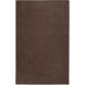 Sculpture 156 X 108 inch Dark Brown Rug
