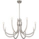 Sorrento 8 Light 34 inch Satin Nickel Chandelier Ceiling Light, Essentials