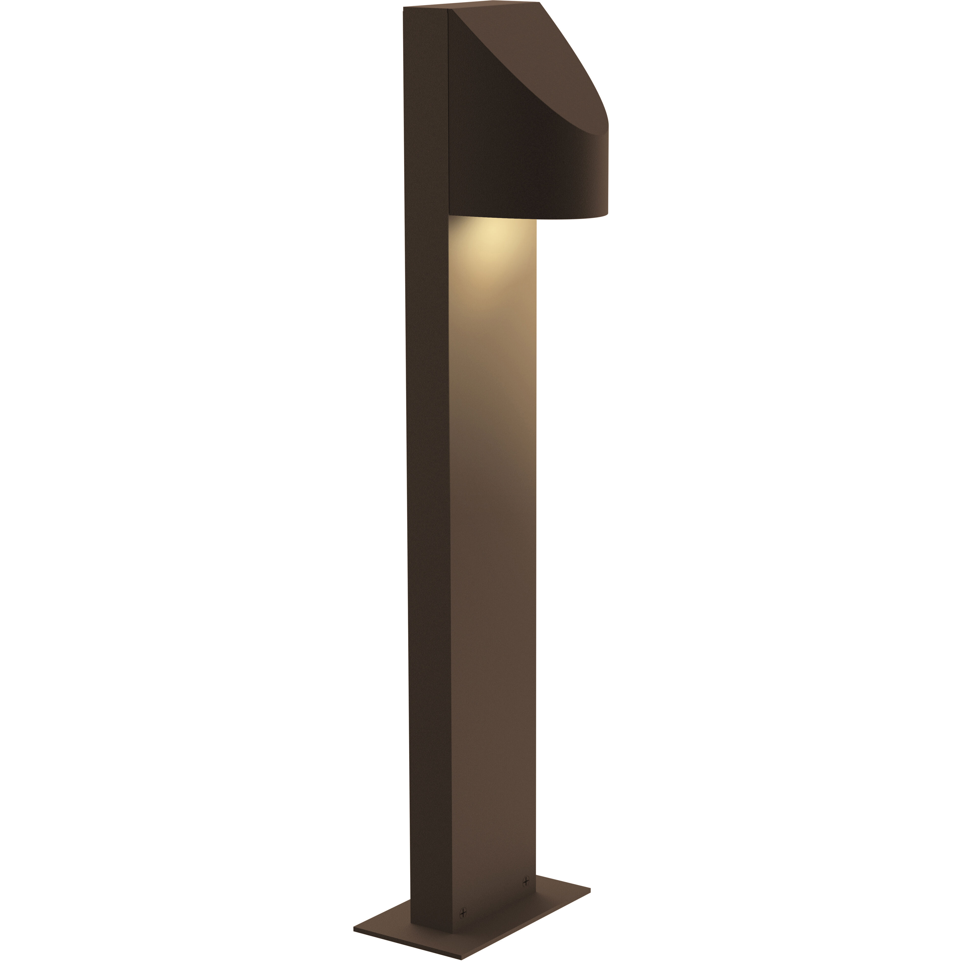 Shear 12V 9 watt Textured Bronze Bollard
